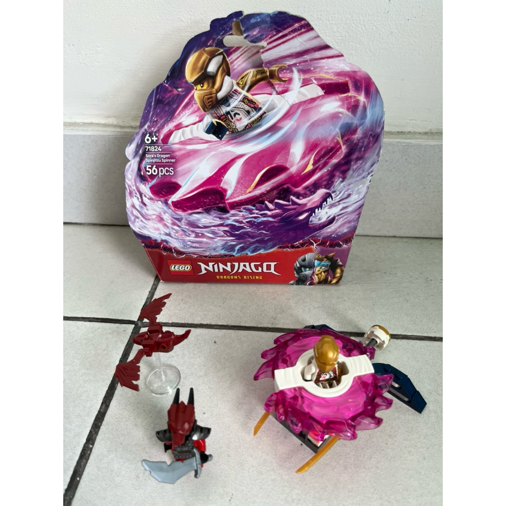 Lego Ninjago 71824 Sora's Dragon Spinjitzu Spinner (56 pieces) Ninja Toys 6 Tahun ++ / Preloved Lego