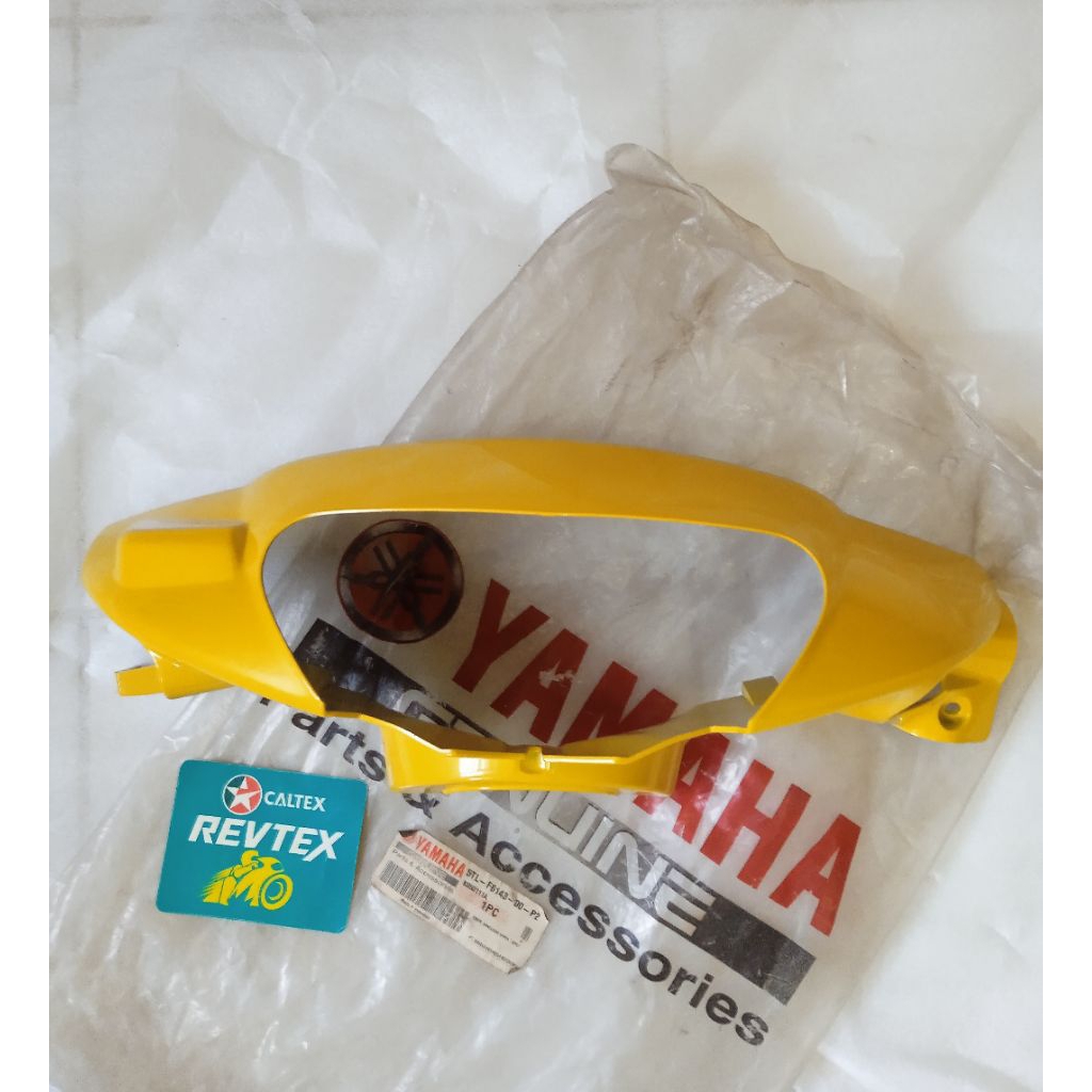 batok cover lampu depan Yamaha Mio lama old sporty 5tl kuning original ygp nos 5TL-F6143-00-P2