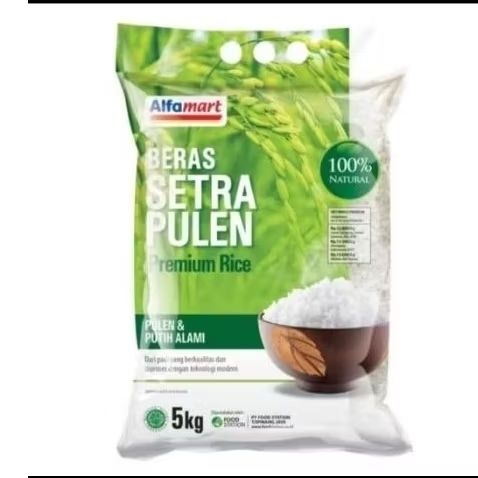 

Beras Alfamart Setra Pulen Kemasan 5 kg Beras Premium Putih Pulen - Raja Platinum