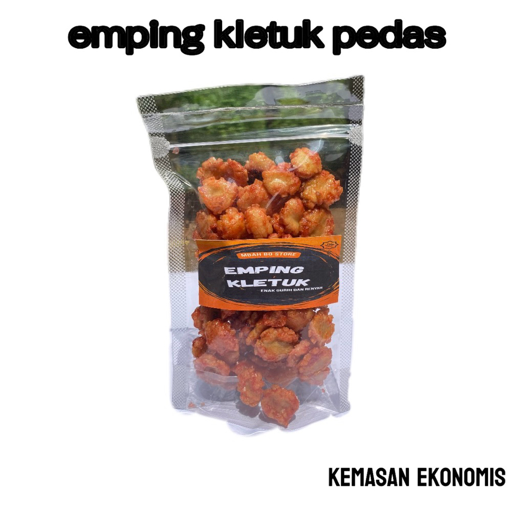 

emping kletuk pedas 100 gram original 100%