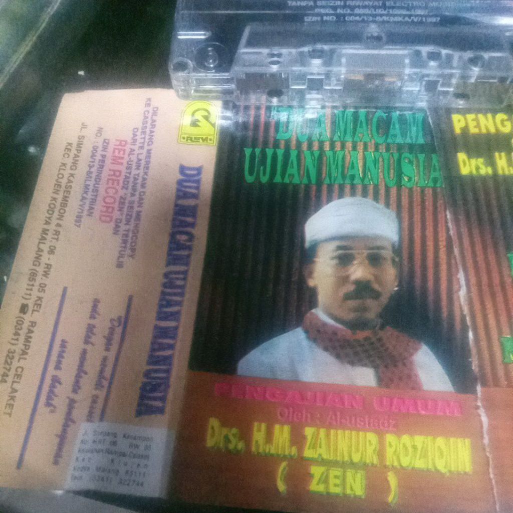 kaset pita PENGAJIAN UMUM DRS. H.M. ZAINUR ROZIQIN A175