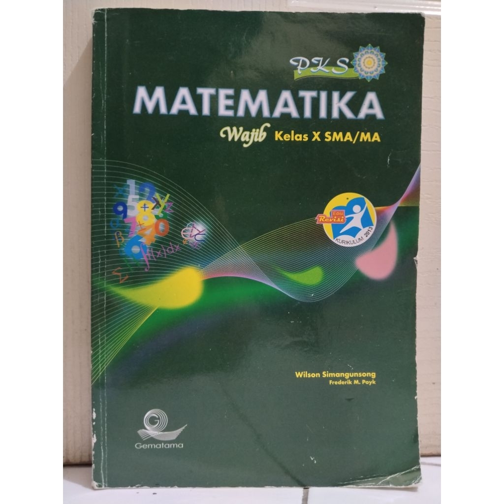 PKS Matematika Wajib Kelas X SMA/MA