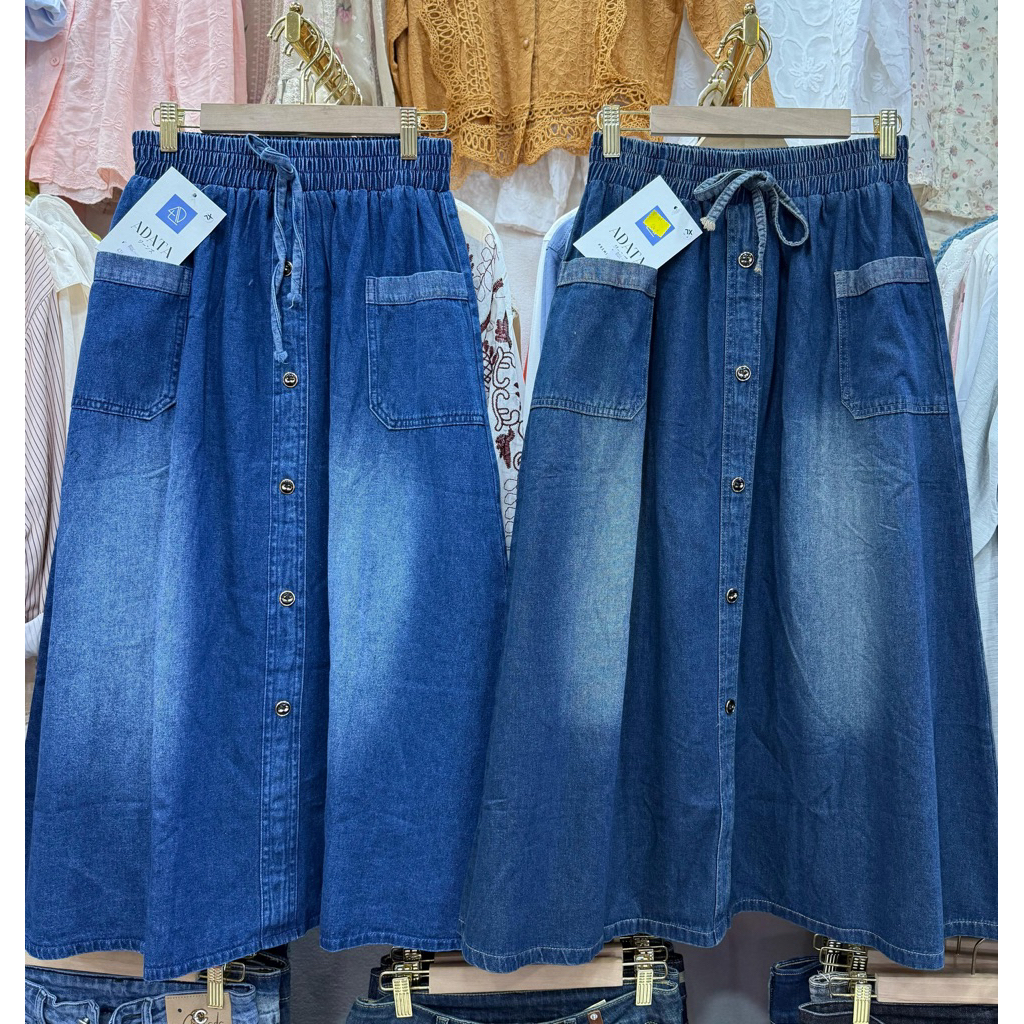 ROK JEANS 7/9 / ROK JEANS WANITA 7/9
