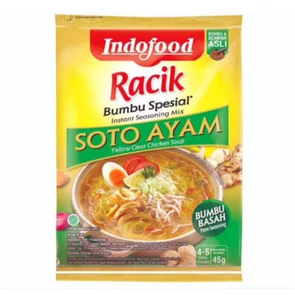 

Indofood Racik Bumbu Spesial Soto Ayam 45g