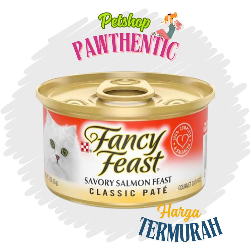 Fancy Feast Savoury Salmon Feast 85 Gr, Cat Food