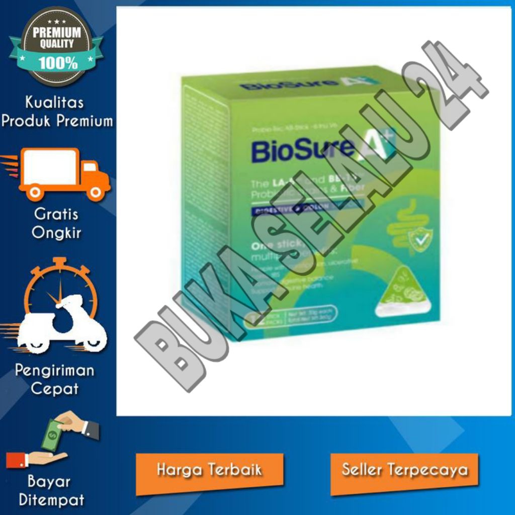 

BioSure A+ Susu Herbal Probiotik Baik Untuk Kesehatan Usus Besar & Gangguan Pencernaan Efektif Mengatasi Iritasi Usus Besar Kolitis & Gangguan Pencernaan Dengan Strain Probiotik