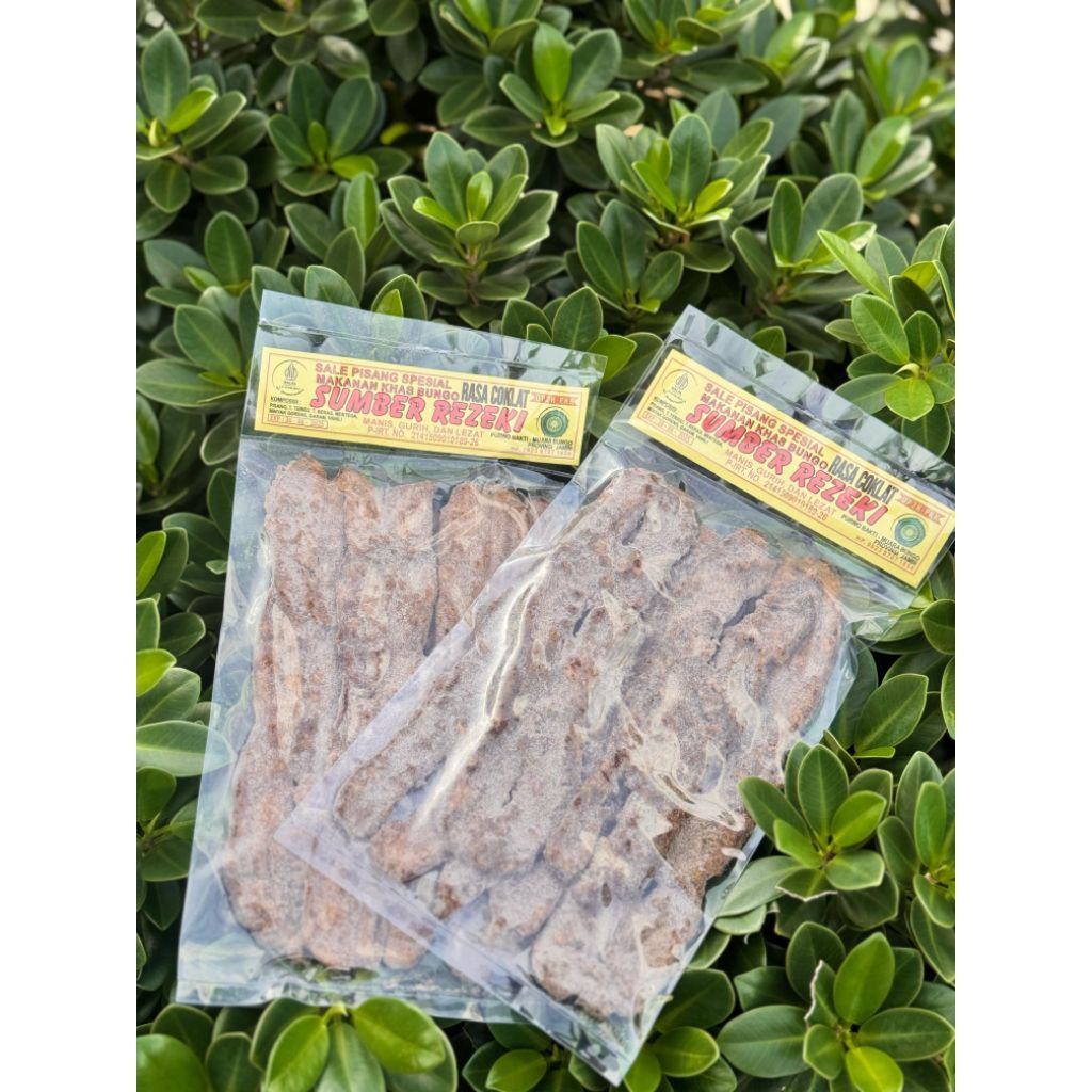 

sale pisang/ Pisang sale lidah rasa coklat / Oleh Oleh muara bungo jambi 250gram