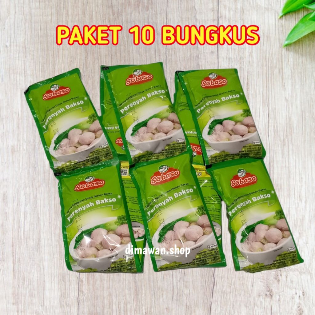 

SOBASO perenyah bakso 20 gram ( 10pcs )