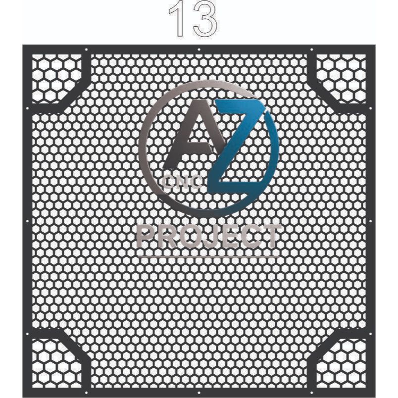 Grill Speaker Custom Besi PO 7 Hari – Ketebalan 1.2mm / 1.4mm – Desain Bebas Nama/Logo – Powder Coat