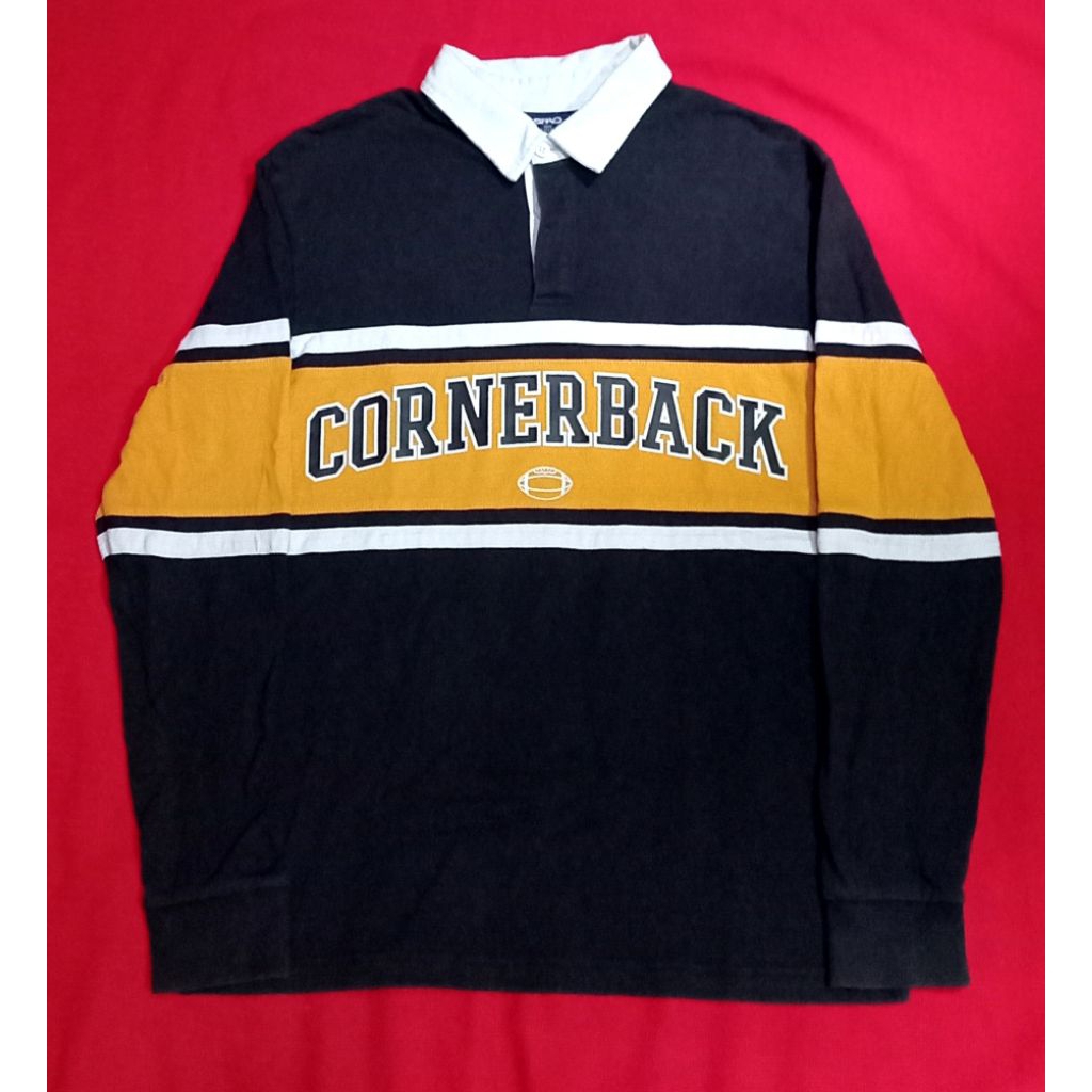 Kaos Kerah Rugby Shirt (Branded)