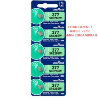 TOKODUACICI Baterai Murata SR626SW Original / 377 / SR626 / 626 Original jam battery batre