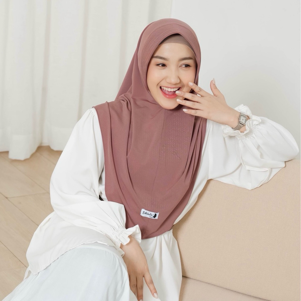 Dhinda Hijab - Daily Hijab Pet Instan Jersey Ity Size L