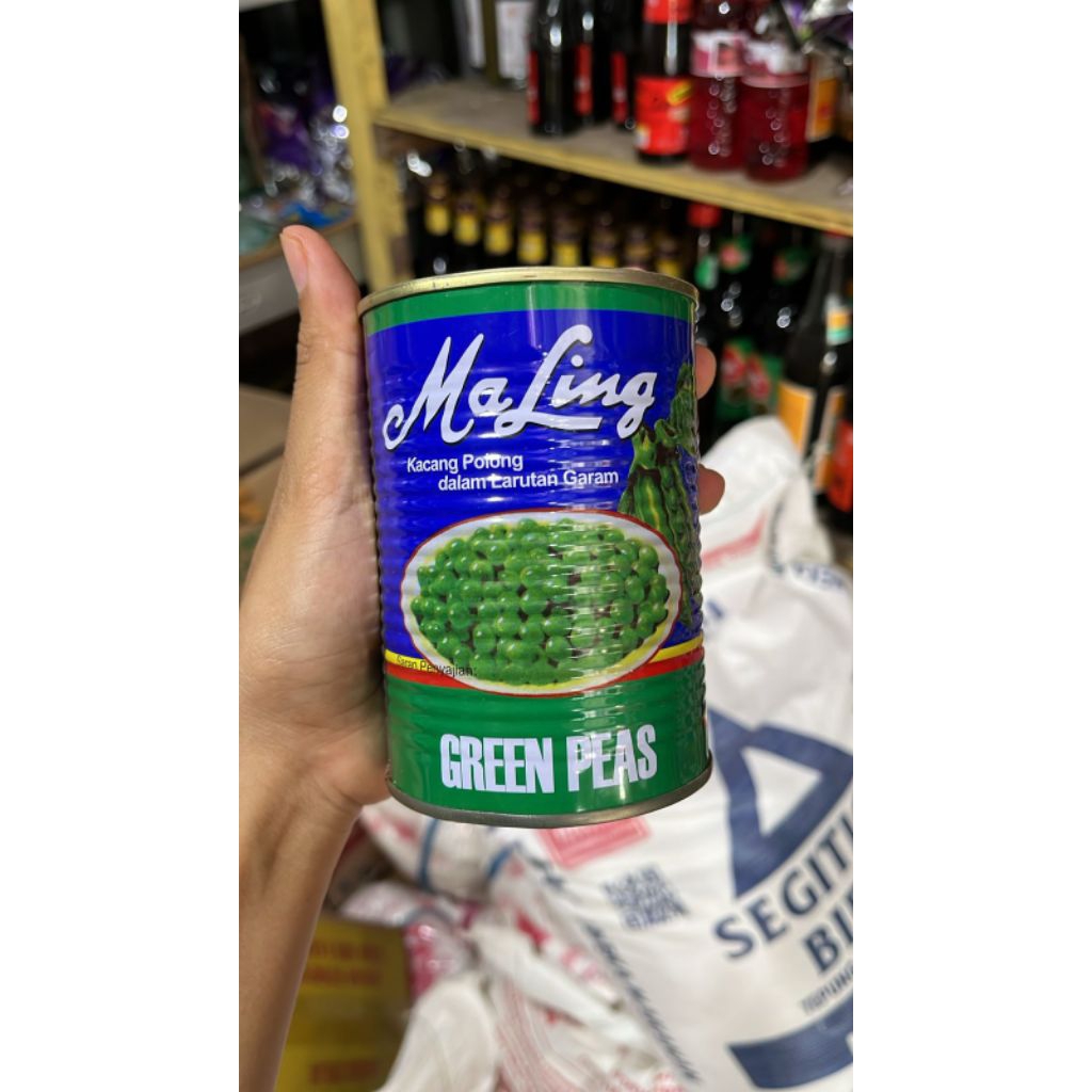 

Ma Ling - Kacang Polong dalam Kaleng | Kacang Polong dalam Larutan garam 397gr