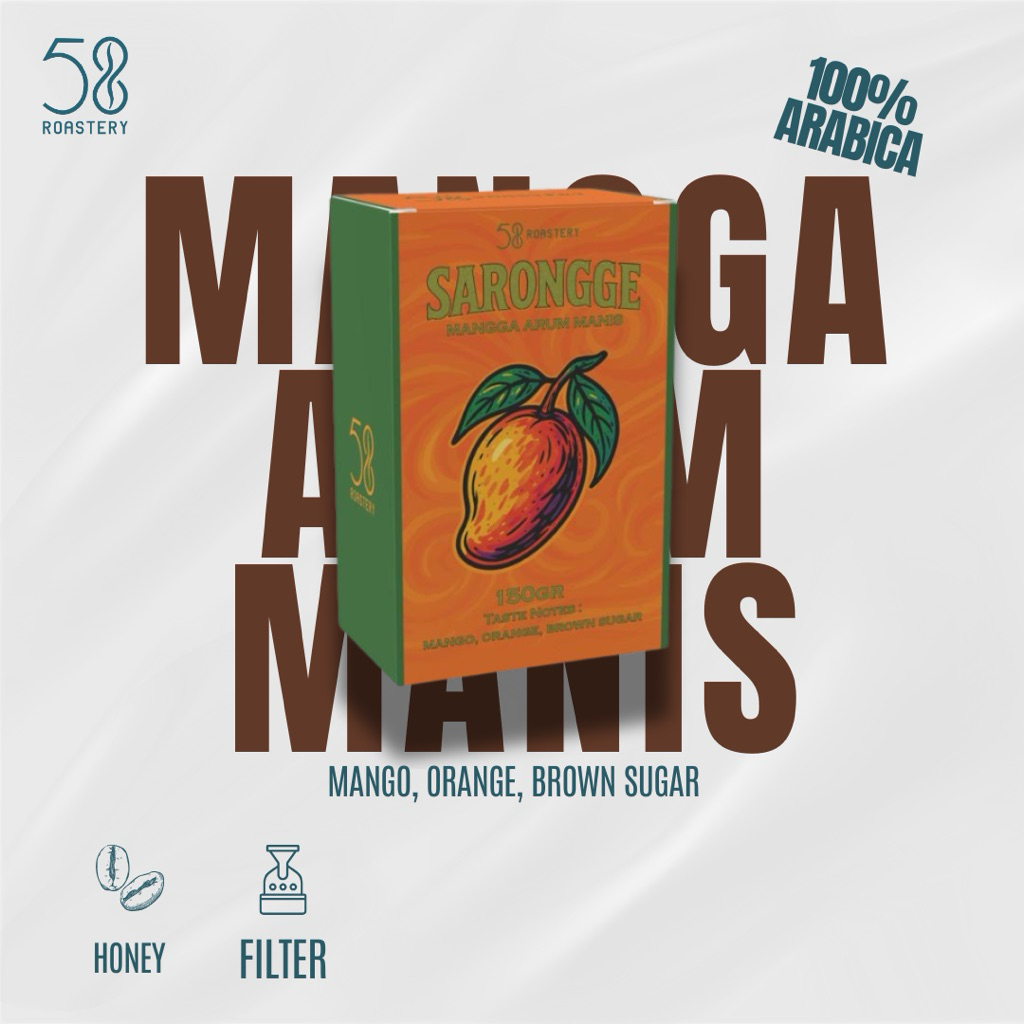 

Kopi Arabika Sarongge Arum Manis - Arabika Sarongge Honey 150gram (single origin)