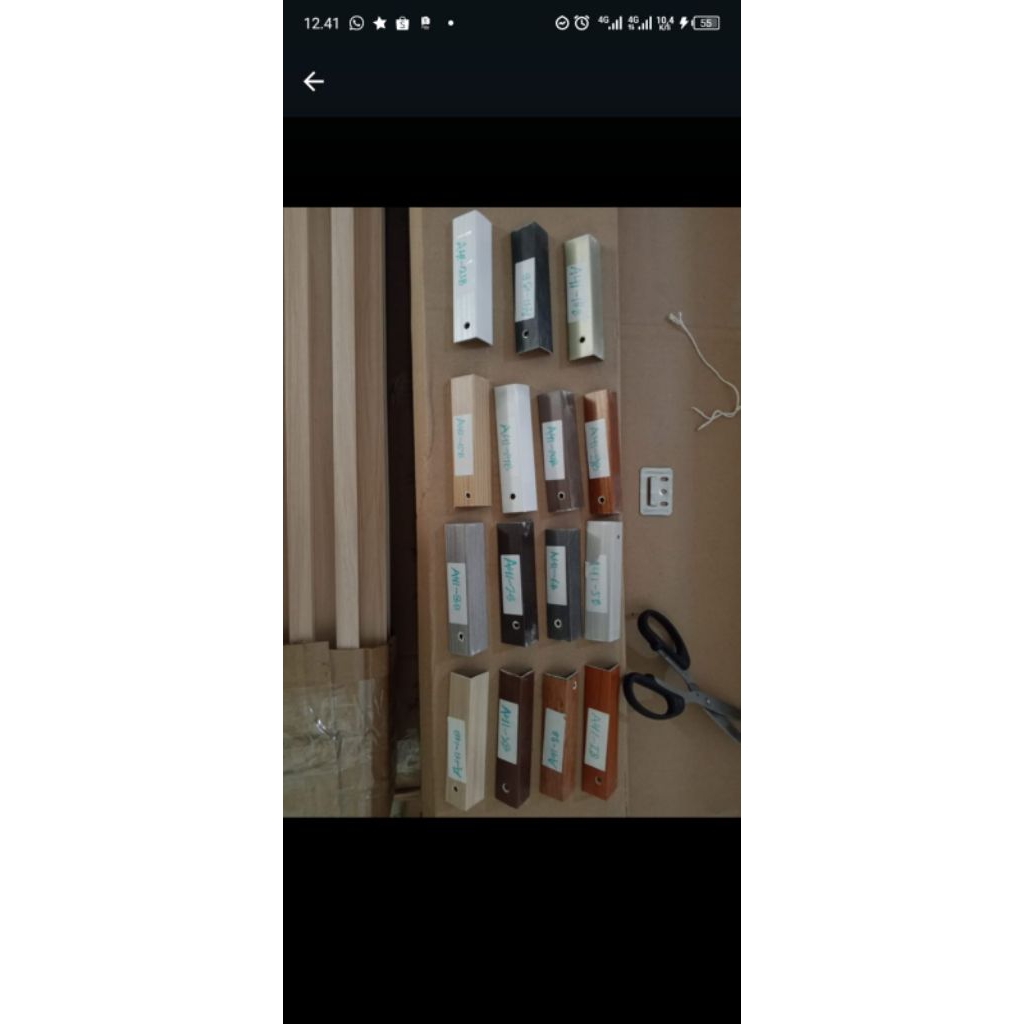 List siku L || List siku penutup WPC