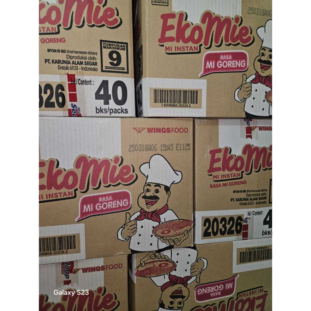 

Ekomie eko mie Mi Instan Rasa Mi Goreng 60 Gram 1dus