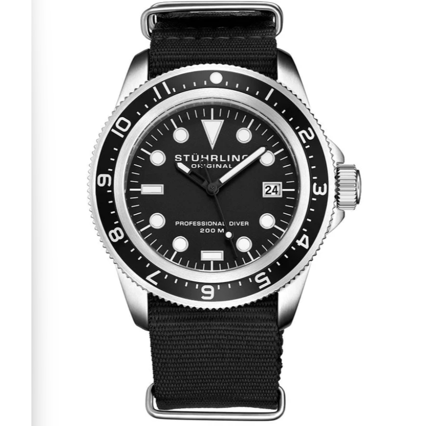 [PREORDER] Jam Tangan Stuhrling Cobia 966B Quartz 42mm Diver