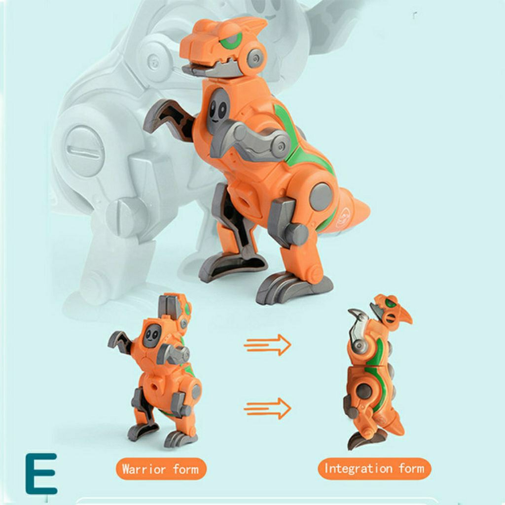 Jualan mainan anak cewek cowok perempuan laki Wiki dinosaurus Dinobot PARASUROLOPHUS Robot Preloved 