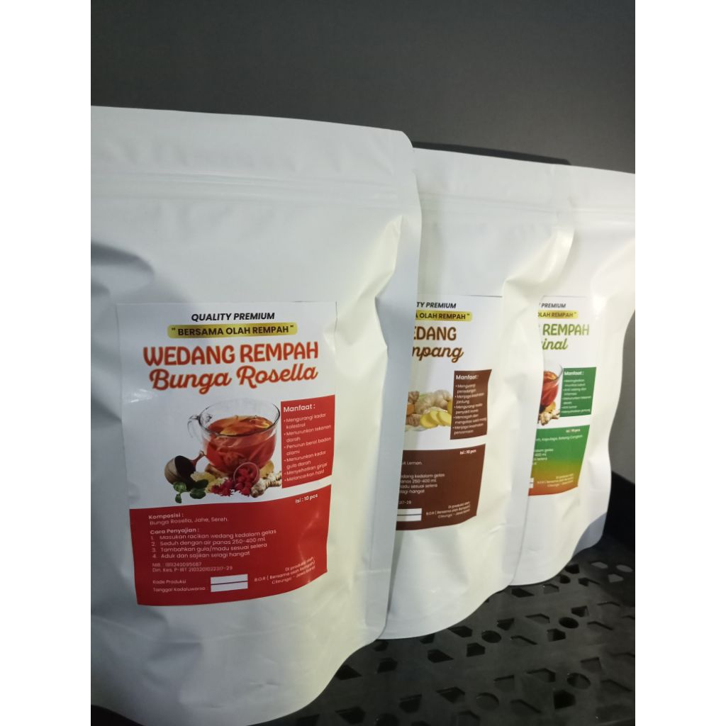 

Wedang Rempah Bunga Rosella, Minuman Herbal,Teh Herbal
