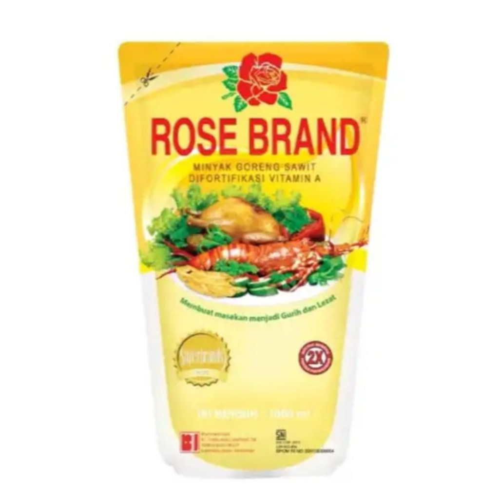 

Minyak Goreng Rose Brand 2 liter Kelapa Sawit Refill Pouch Rosebrand