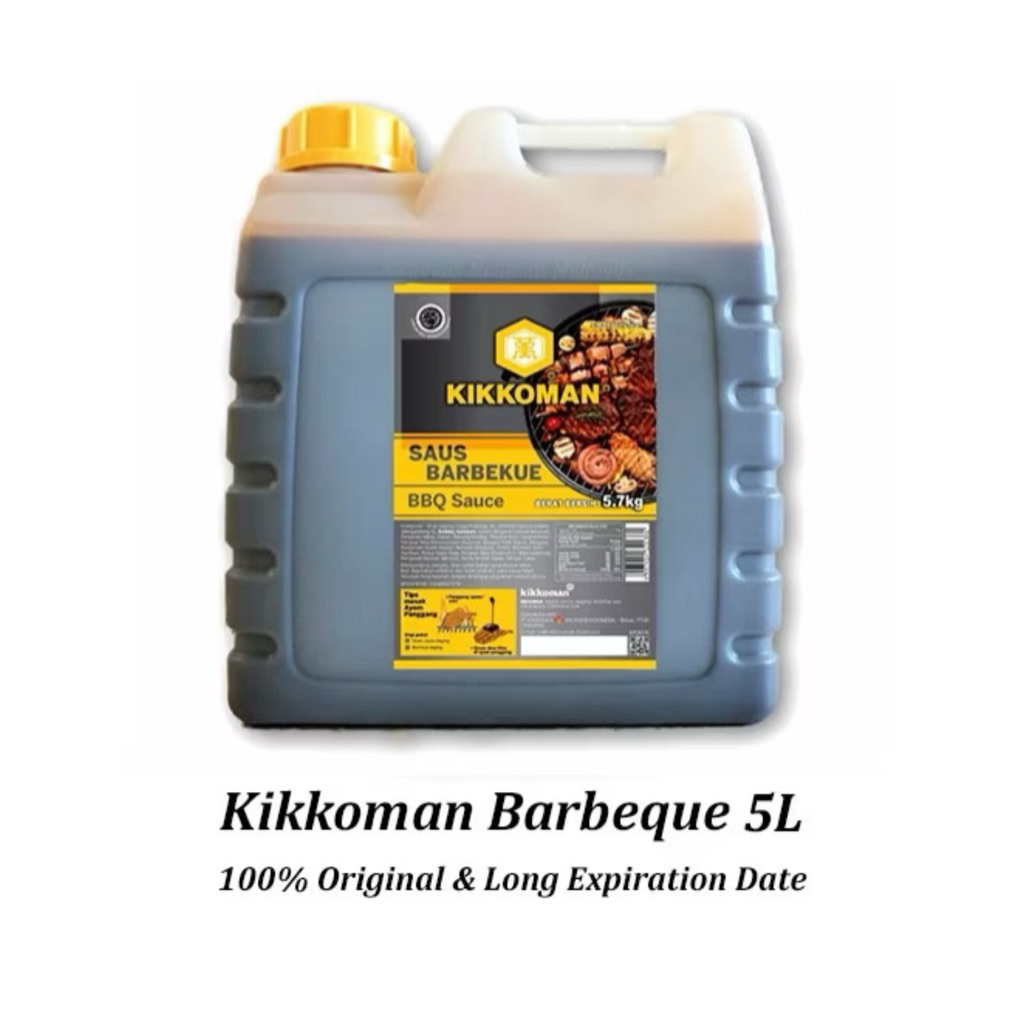 

Kikkoman Saus BBQ Barbeque 5 Liter - Saus Panggang Rasa Premium | Halal & Original