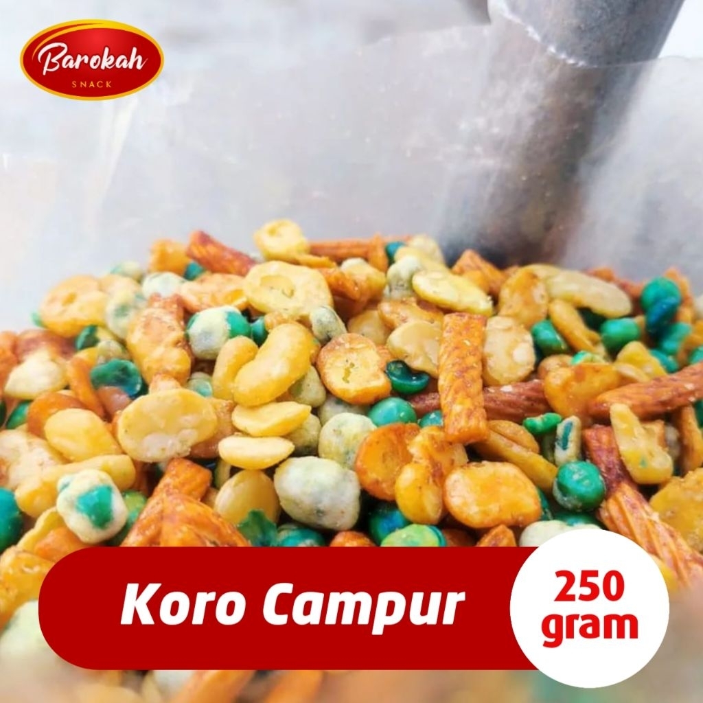 

Kacang Polong Koro Campur Mix Kiloan Kemasan 250 Gram