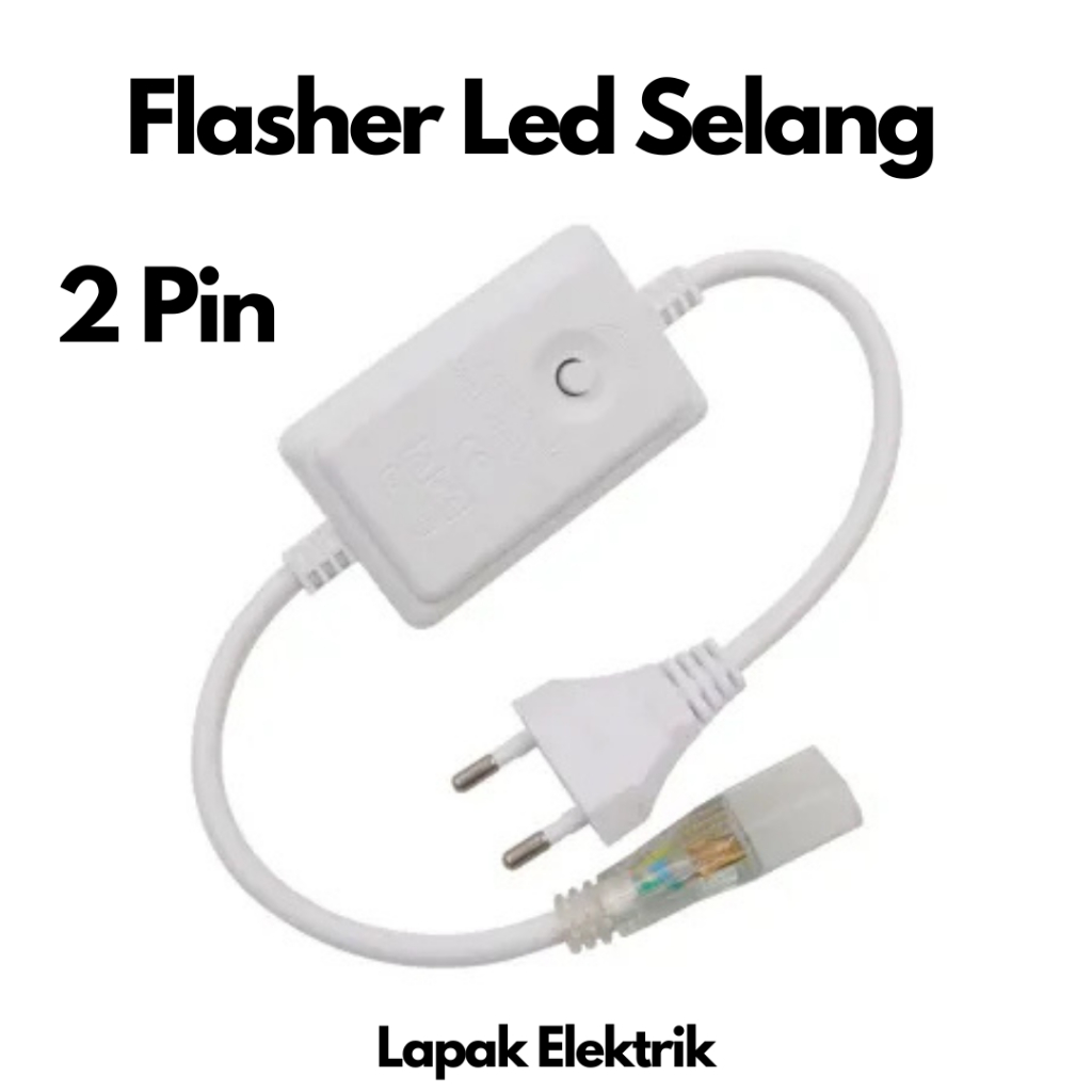 Soket Flasher RGB LED Strip 2 Pin Socket Penyambung Lampu Selang