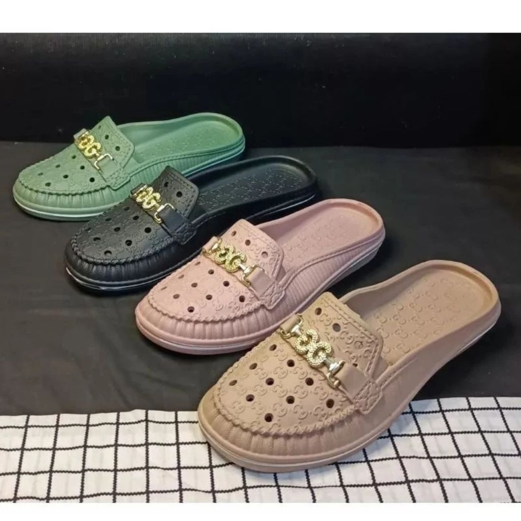 IRSOE 313M Sepatu Sandal Karet Wanita / Sandal Baim Selop Wanita Merek Irsoe Ukuran 36-40