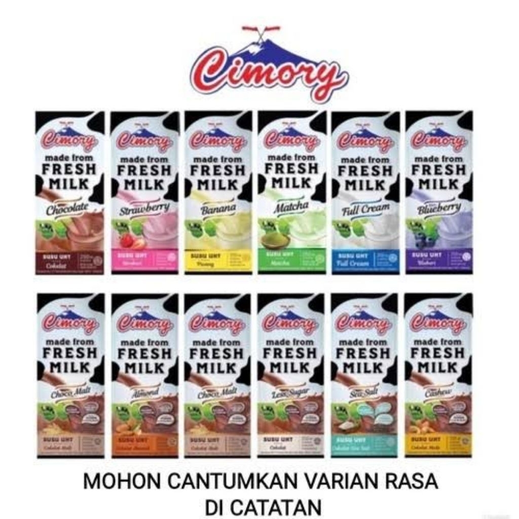 

5 PCS CIMORY UHT ALL VARIAN 250 ML