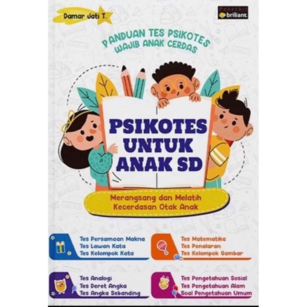 Buku PSIKOTES UNTUK ANAK SD / TPA anak SD