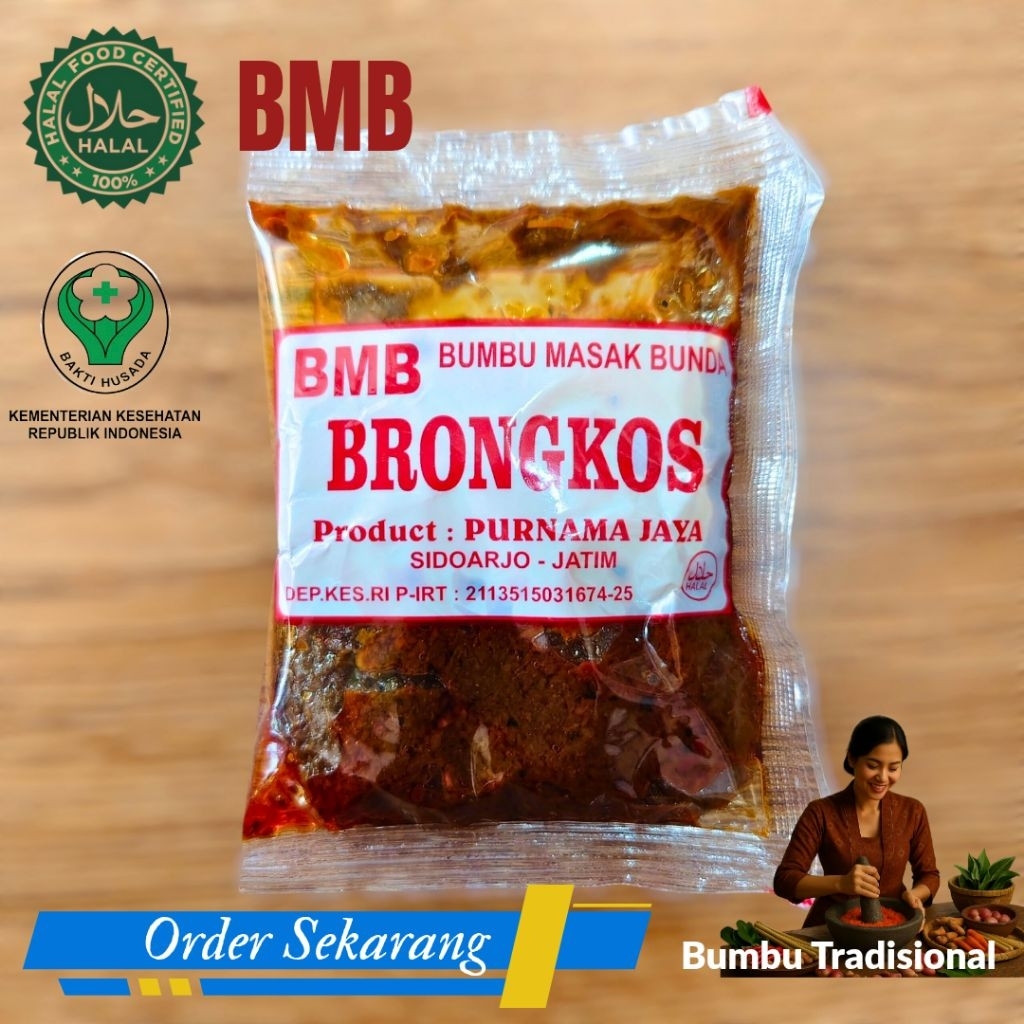 

BMB / BUMBU BRONGKOS / BUMBU MASAK BUNDA / BUMBU INSTAN