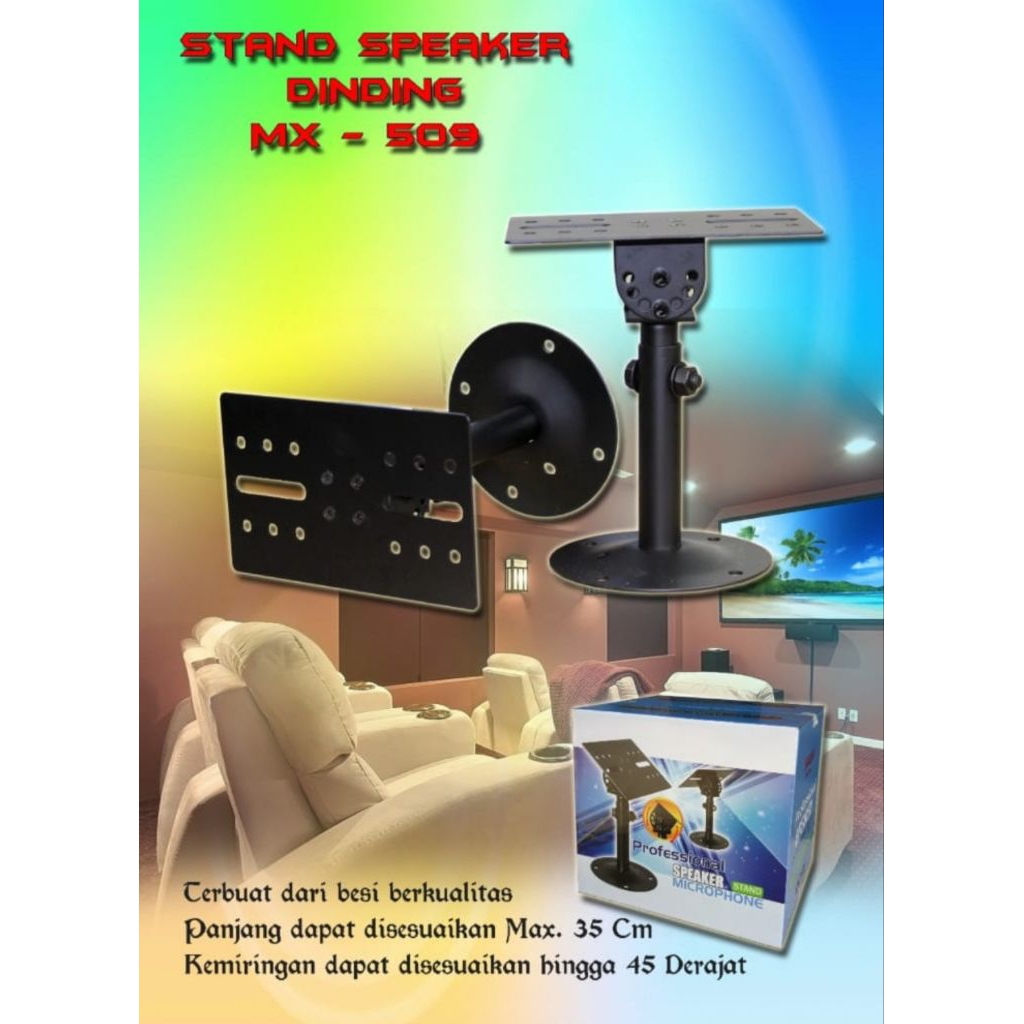 Stand Speaker Tempel Tembok Bracket Speaker Dinding