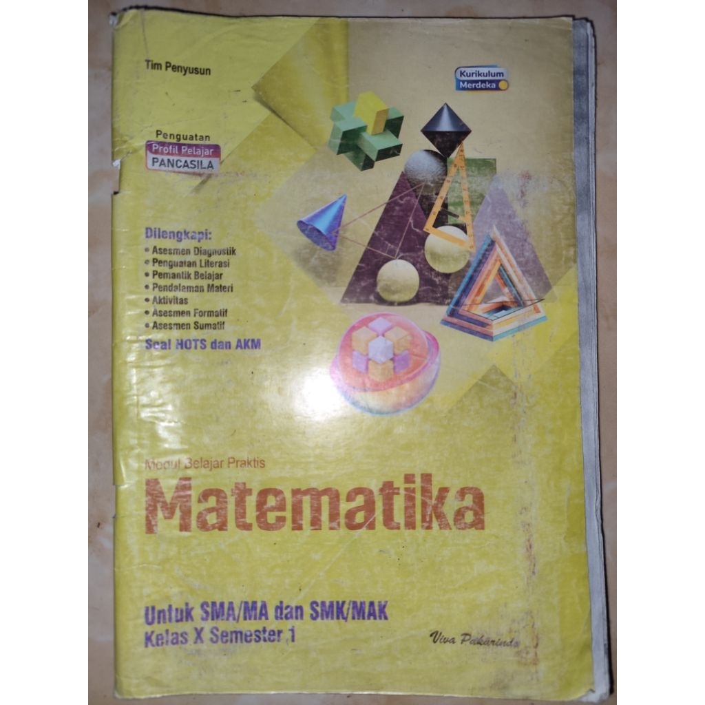 BUKU LKS MATEMATIKA Viva Pakarindo KELAS 10 SEMESTER 1