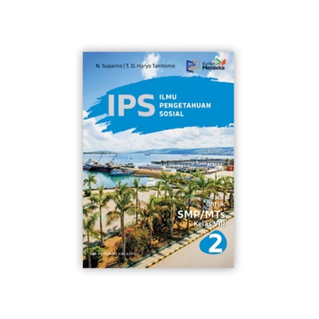 Buku IPS Erlangga kelas 8 kurikulum merdeka