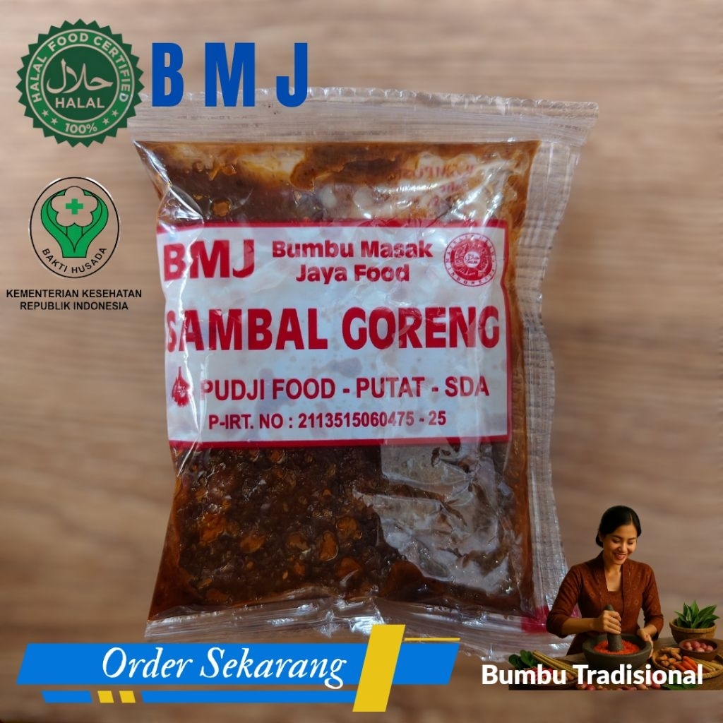 

BMJ - BUMBU SAMBAL GORENG / BUMBU MASAK JAYA FOOD / BUMBU MASAK INSTAN
