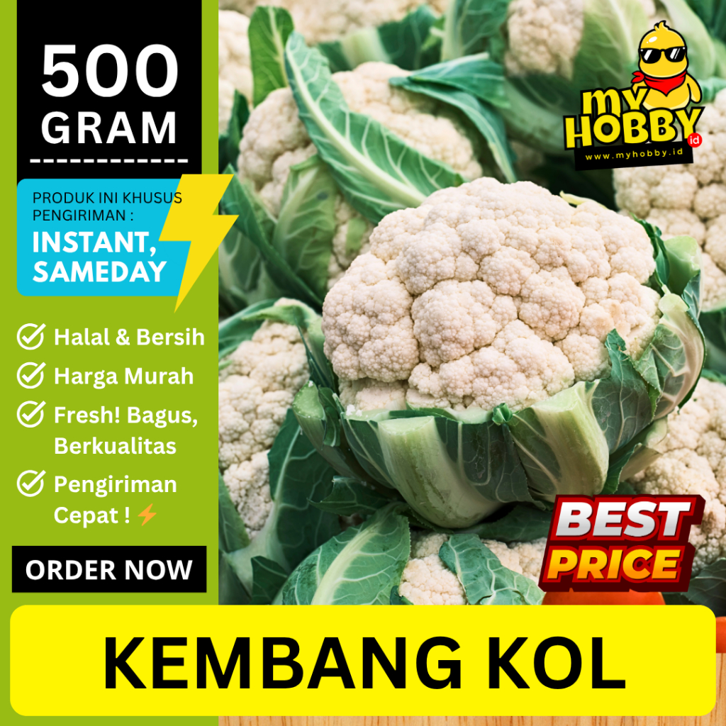 

Kembang Kol Segar 500 gram! Bunga Kol Fresh Pilihan Terbaik! Brungkul Burkol Bagus Murah Berkualitas