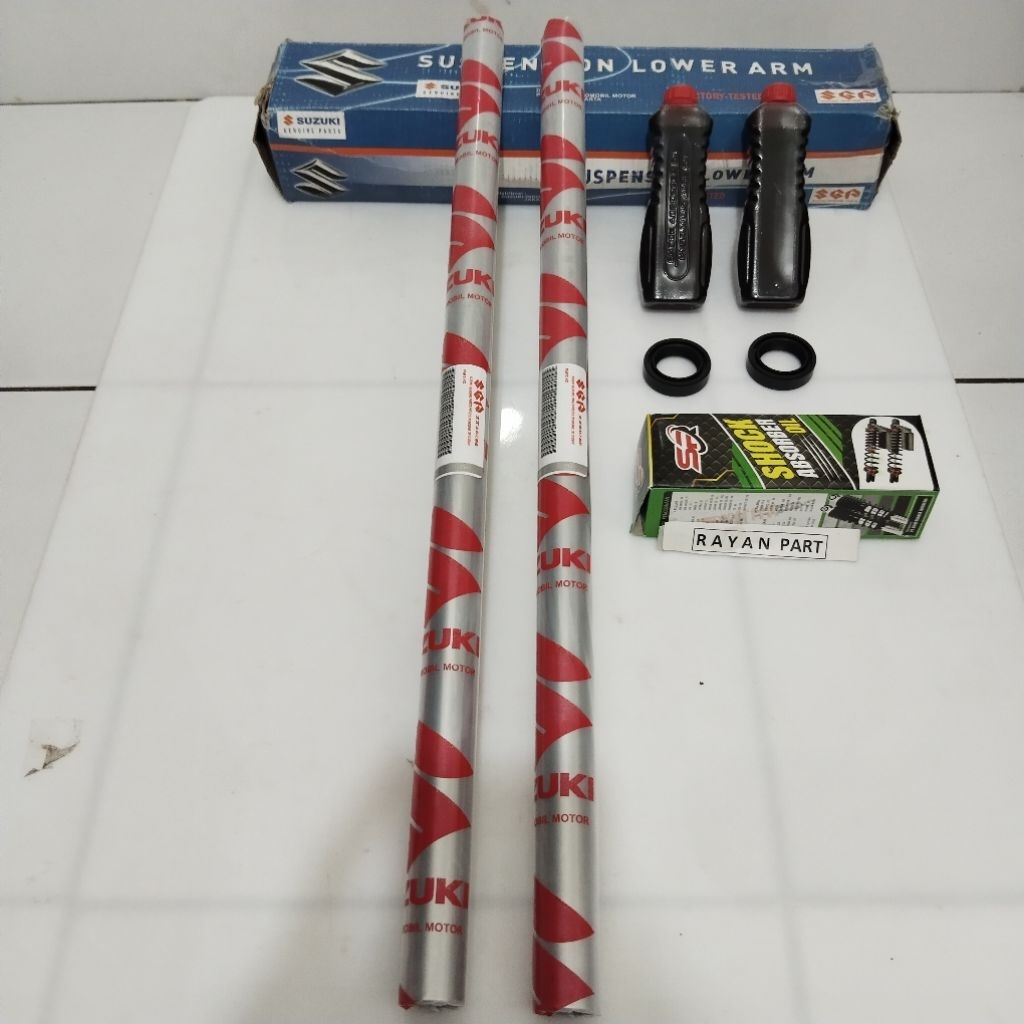 as shock depan suzuki satria fu satria fu satria fu sok+sil+oli 2pcs