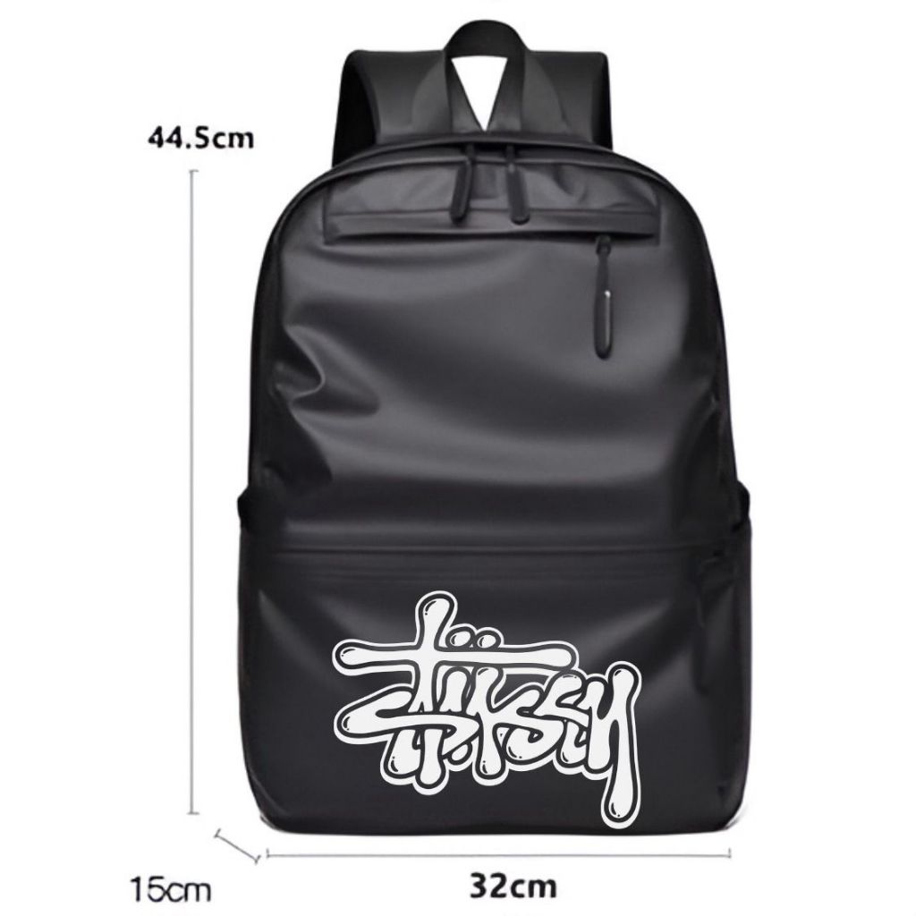 Cavenza Official Tas ransel Pria STUSSY backpack tas gendong  sekolah Tas Distro Waterproof Polieste