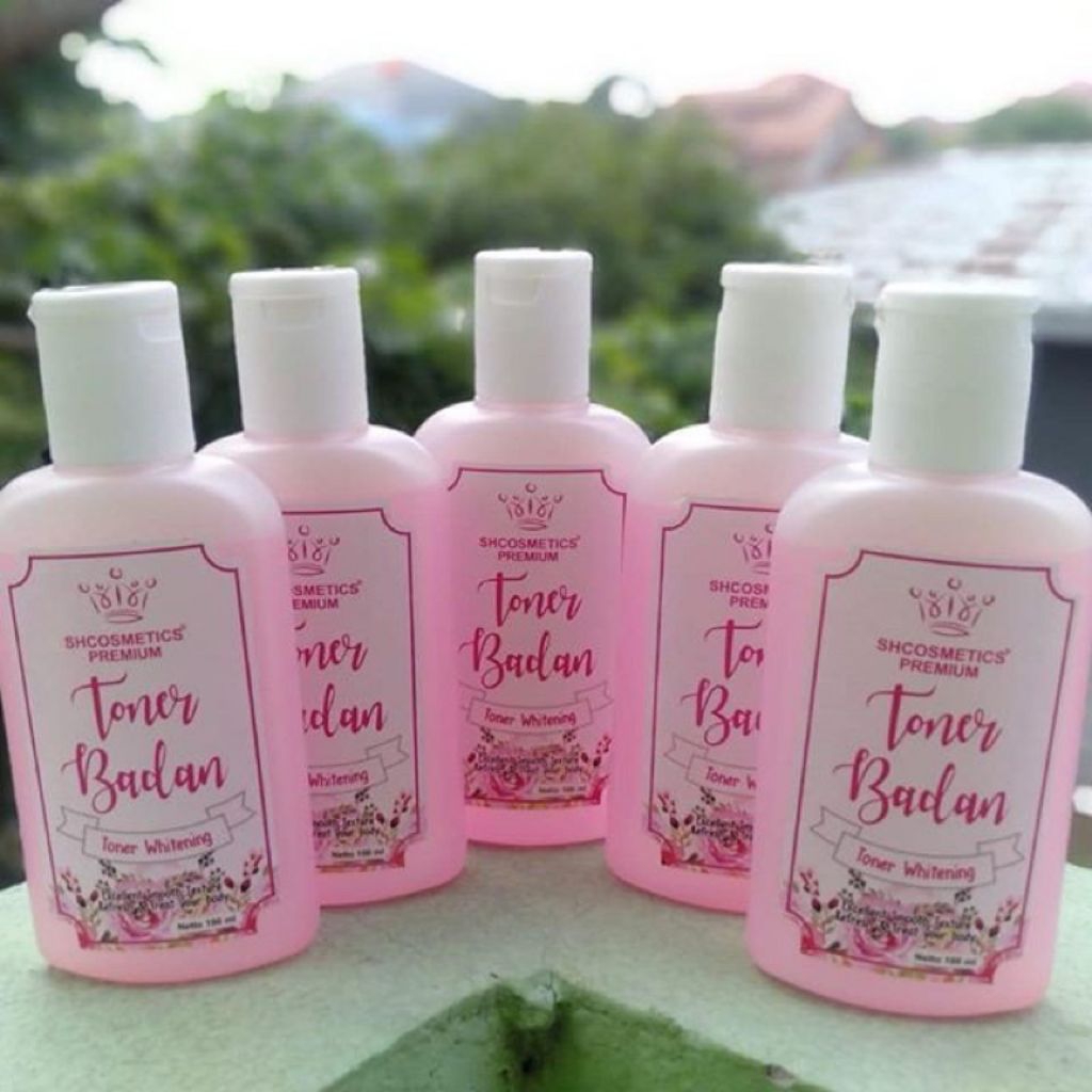 toner badan SH cosmetik bpom toner pemutih badan