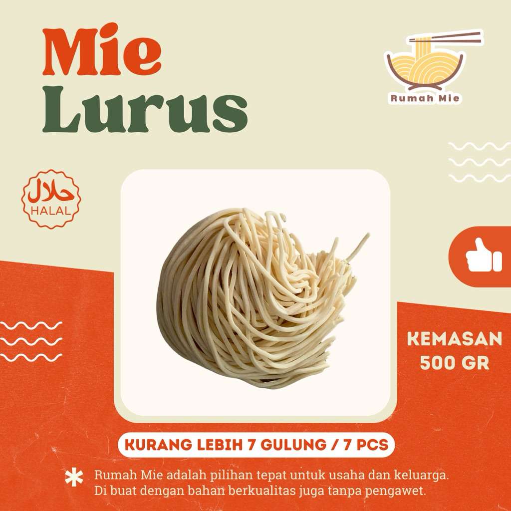 

Mie Lurus | Mie Pangsit | Mie Ayam | Mie Telur | Mie Jebew | Mie Ramen | Mie Pangsit Halal (Kemasan 500 Gr)