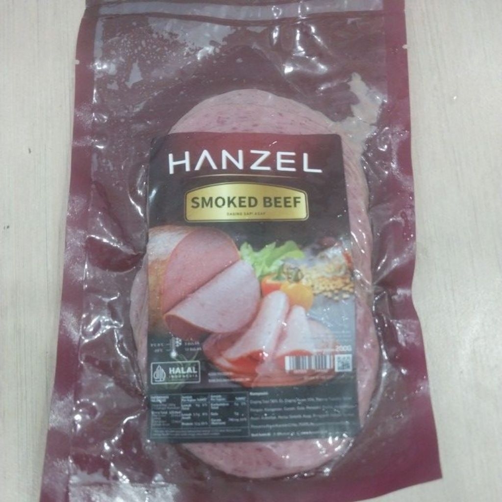 

hanzel smoked beef 200g
