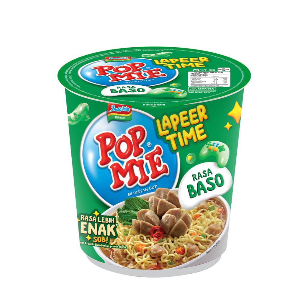 

Pop Mie Lapeer Time Mi Instan Cup Bakso 75 gr