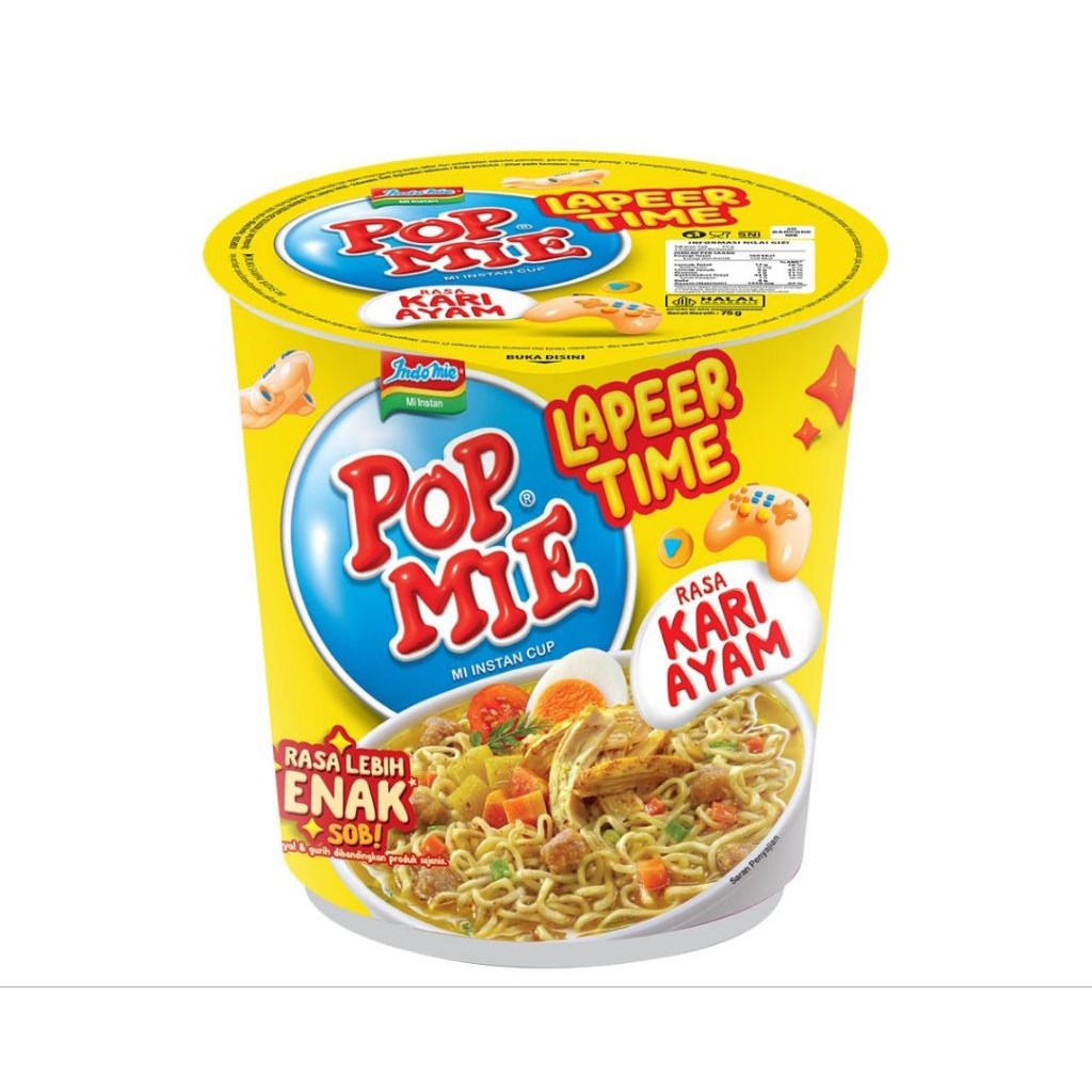 

Pop Mie Lapeer Time Mi Instan Cup Kari Ayam 75 gr