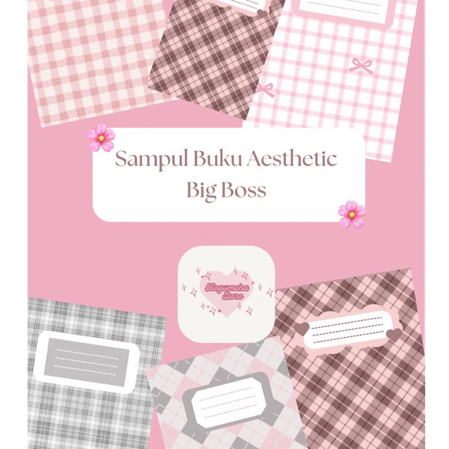 

SAMPEL BUKU AESTHETIC ISI (10 PCS) BUKU BIG BOSS A3