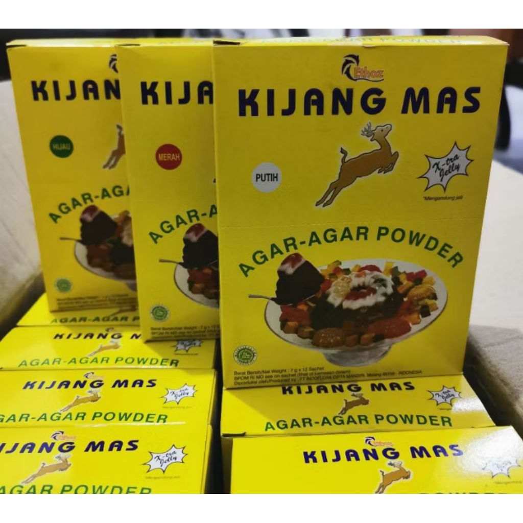 

AGAR-AGAR KIJANG MAS 1pak / 12 Shacet
