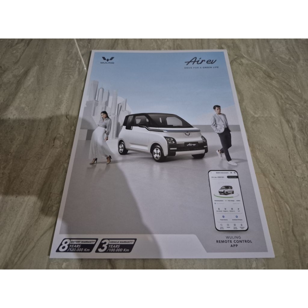 brosur katalog mobil wuling air ev 2023 flyer