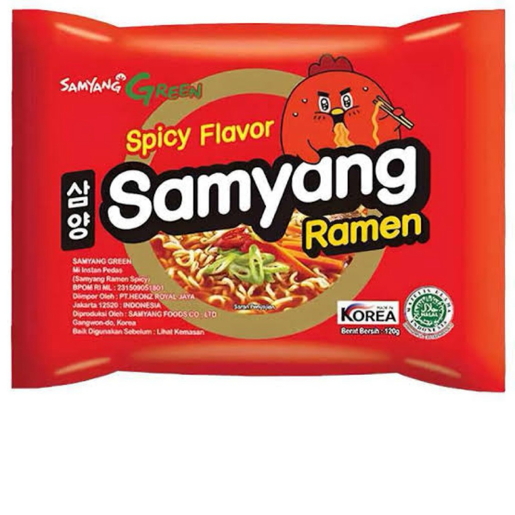 

Samyang spicy ramen 120 gr
