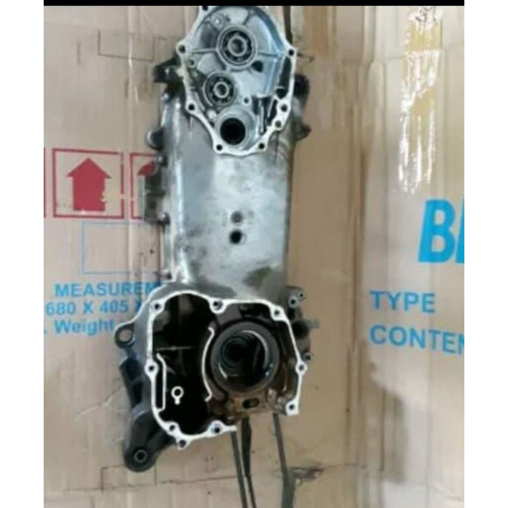 block crankcase kiri Honda beat fi 2013 beat fi stater kasar