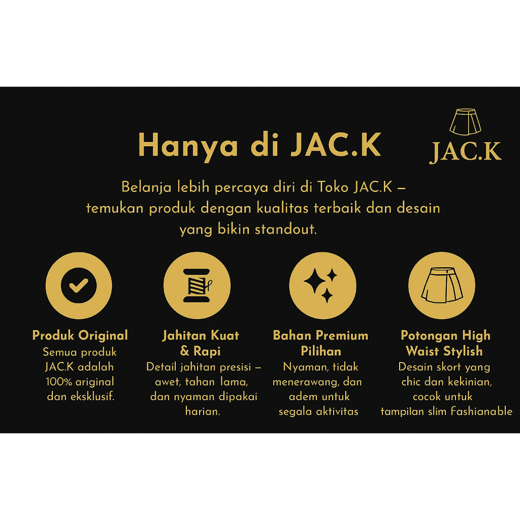 Big Promo Skort Wanita Jumbo Xxl Xxxl - Celana Rok Korea Highwaist Tebal Adem Daily & Kantoran