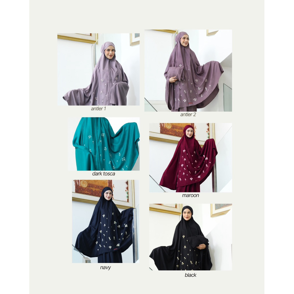 sale 20% / M231206 / mukenah dannis / mukenah rayon / mukenah bordir / dannis diskon / mukenah dewas